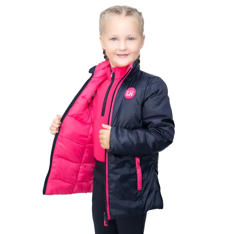 Little Rider Analise Reversible Padded Jacket - Navy/Pink
